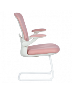 Посетителски стол Carmen 7690 - розов 2