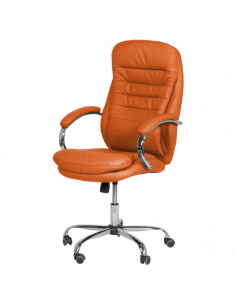 Президентски офис стол Carmen 6113-1 - оранжев 2