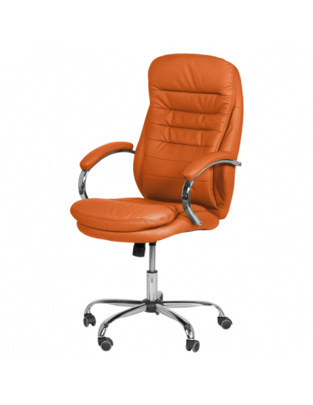Президентски офис стол Carmen 6113-1 - оранжев
