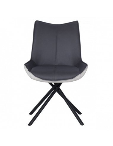 Трапезен стол HALTON - сив DX 0314