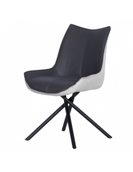 Трапезен стол HALTON - сив DX 0314