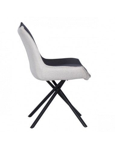 Трапезен стол HALTON - сив DX 0314