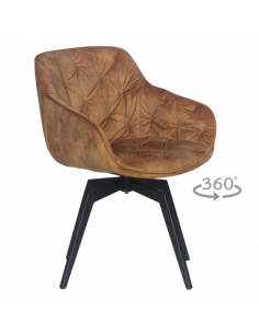 Трапезен стол BUXTON - оранжев MJ 1