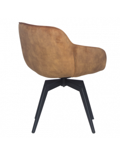 Трапезен стол BUXTON - оранжев MJ 1 2