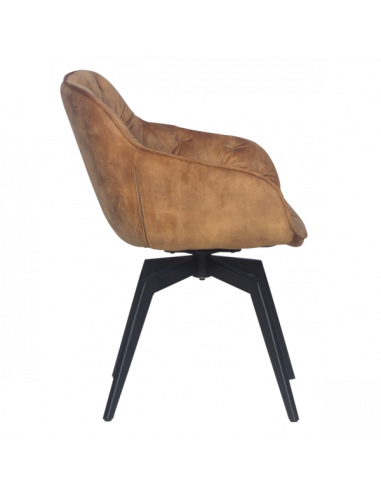 Трапезен стол BUXTON - оранжев MJ 1