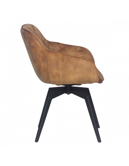 Трапезен стол BUXTON - оранжев MJ 1