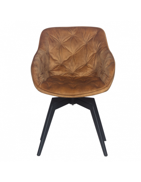 Трапезен стол BUXTON - оранжев MJ 1