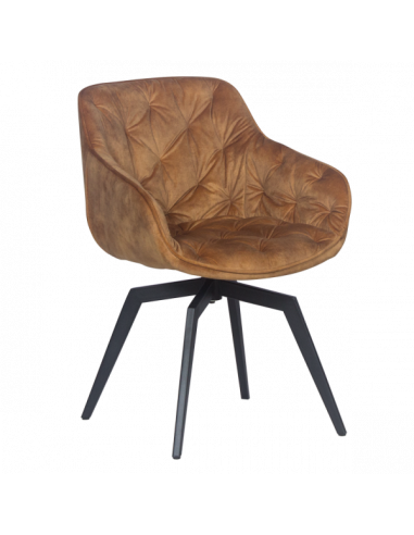 Трапезен стол BUXTON - оранжев MJ 1