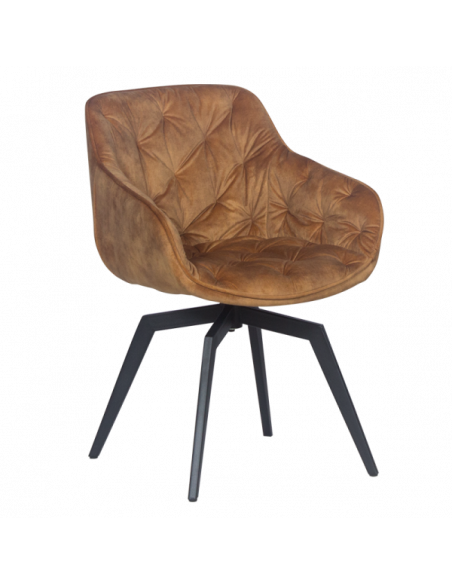 Трапезен стол BUXTON - оранжев MJ 1