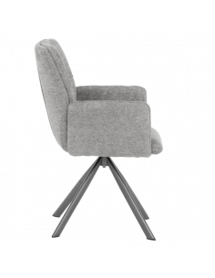 Трапезен стол BURY 2 - сив R 07 2