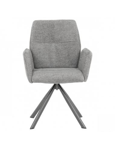 Трапезен стол BURY 2 - сив R 07