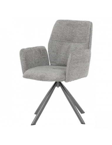 Трапезен стол BURY 2 - сив R 07