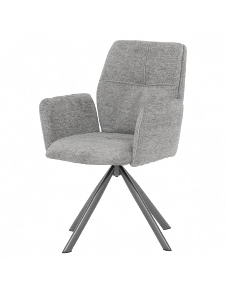 Трапезен стол BURY 2 - сив R 07