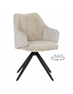 Трапезен стол BORDON - крем R 28