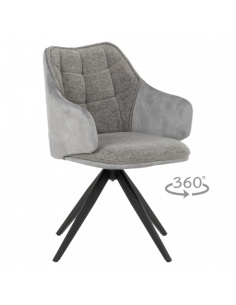 Трапезен стол BORDON - сив R 07