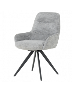 Трапезен стол ASCOT - сив B 90 2