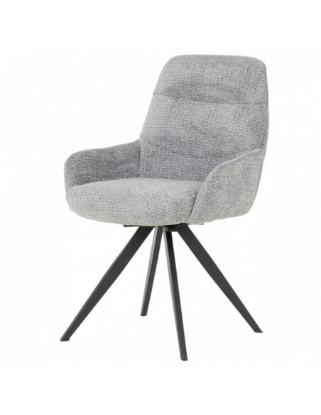 Трапезен стол ASCOT - сив B 90