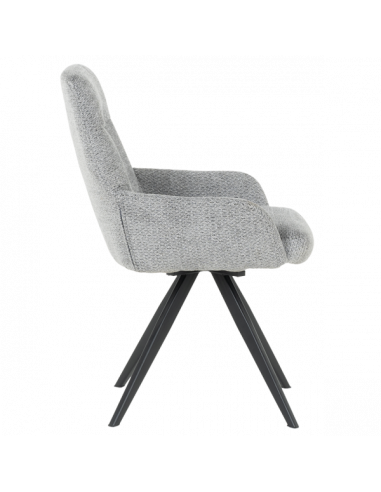 Трапезен стол ASCOT - сив B 90