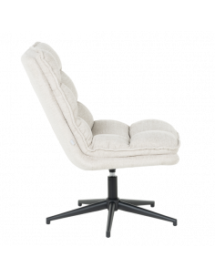 Кресло с табуретка JANET - крем 2