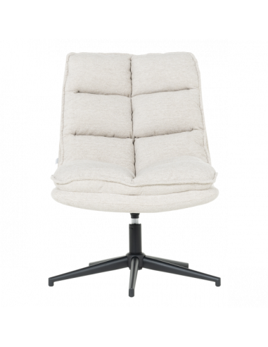 Кресло с табуретка JANET - крем