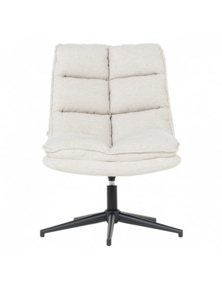 Кресло с табуретка JANET - крем