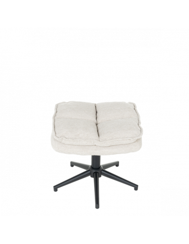 Кресло с табуретка JANET - крем