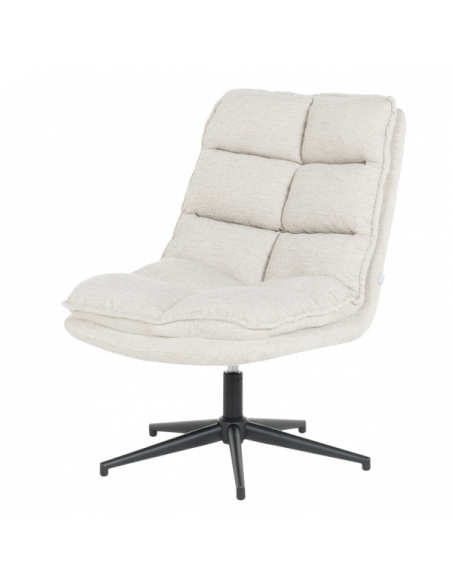 Кресло с табуретка JANET - крем