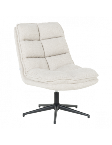 Кресло с табуретка JANET - крем