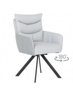 Трапезен стол LURGAN - сив 68