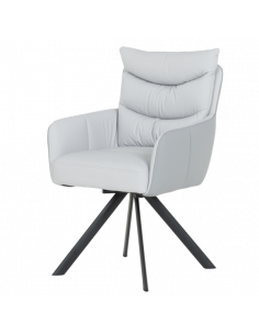 Трапезен стол LURGAN - сив 68 2