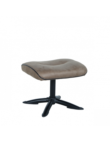 Кресло с табуретка EMA - кафяво