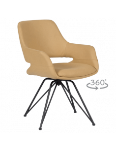 Трапезен стол DEVON - жълт SF 1