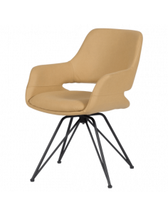 Трапезен стол DEVON - жълт SF 1 2