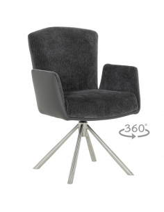 Трапезен стол SINDI - графит