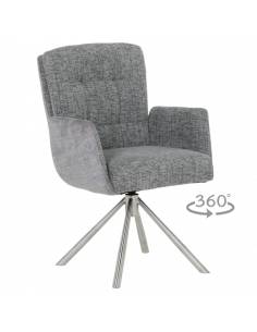 Трапезен стол KEILA - сив