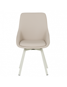 Трапезен стол WIGAN 1 силиконова кожа - лате 05 2