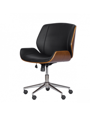 Президентски офис стол Carmen 6405 - орех-черен