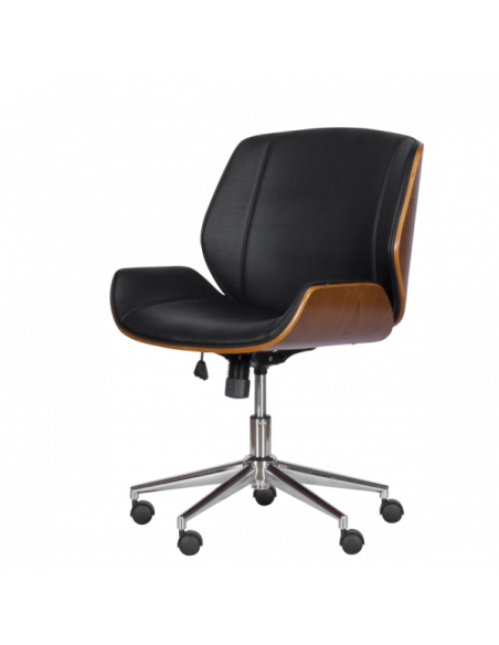 Президентски офис стол Carmen 6405 - орех-черен