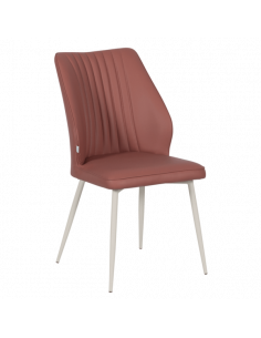 Трапезен стол LAREDO 1 Y силиконова кожа - керемида 21