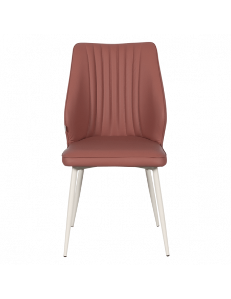 Трапезен стол LAREDO 1 Y силиконова кожа - керемида 21