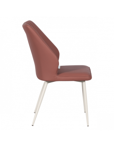 Трапезен стол LAREDO 1 Y силиконова кожа - керемида 21