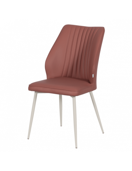 Трапезен стол LAREDO 1 Y силиконова кожа - керемида 21