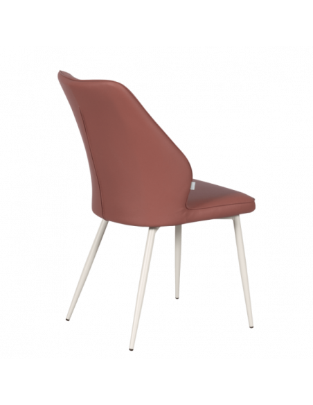 Трапезен стол LAREDO 1 Y силиконова кожа - керемида 21