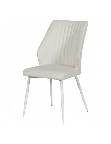 Трапезен стол LAREDO 3 Y силиконова кожа - шампанско 02