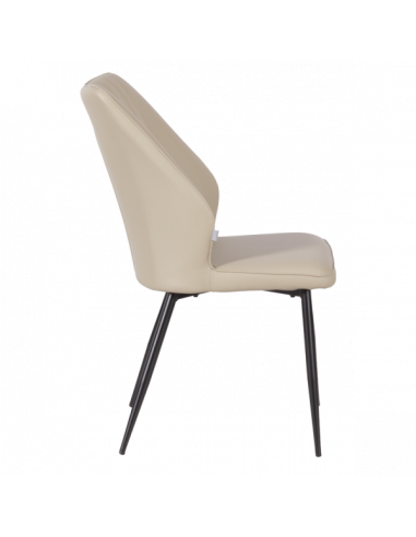 Трапезен стол LAREDO Y еко кожа - крем 79