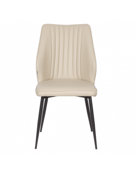 Трапезен стол LAREDO Y еко кожа - крем 79