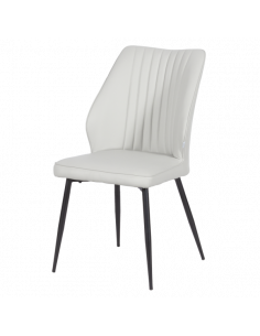 Трапезен стол LAREDO Y еко кожа - светлосив 29 2