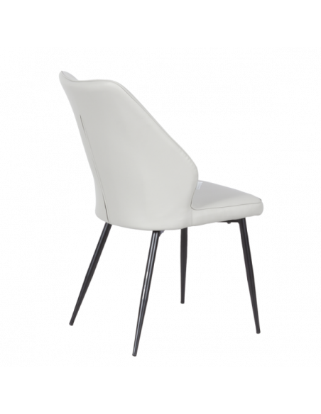 Трапезен стол LAREDO Y еко кожа - светлосив 29