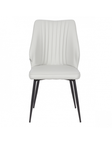 Трапезен стол LAREDO Y еко кожа - светлосив 29