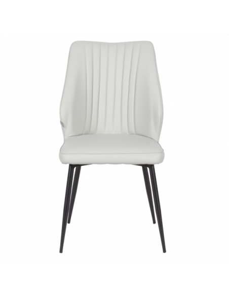 Трапезен стол LAREDO Y еко кожа - светлосив 29